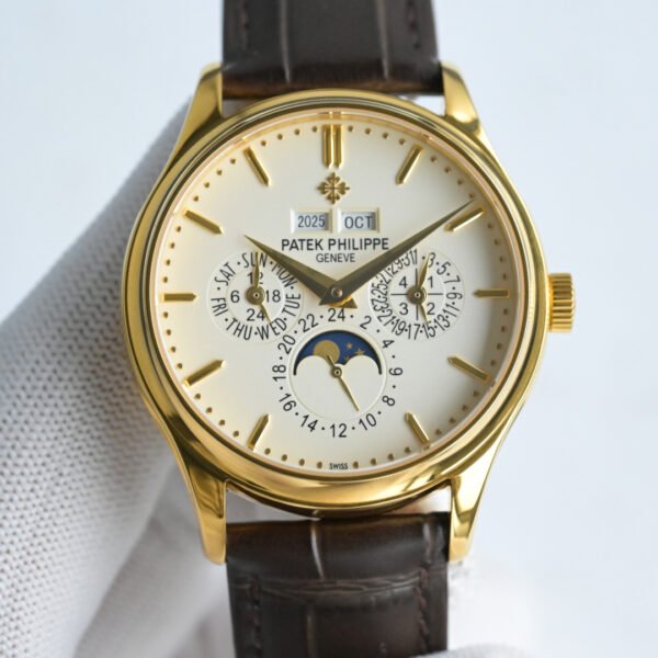 best replica luxury Patek Philippe watches Men's high quality imitation Perpetual Calendar 1075159388