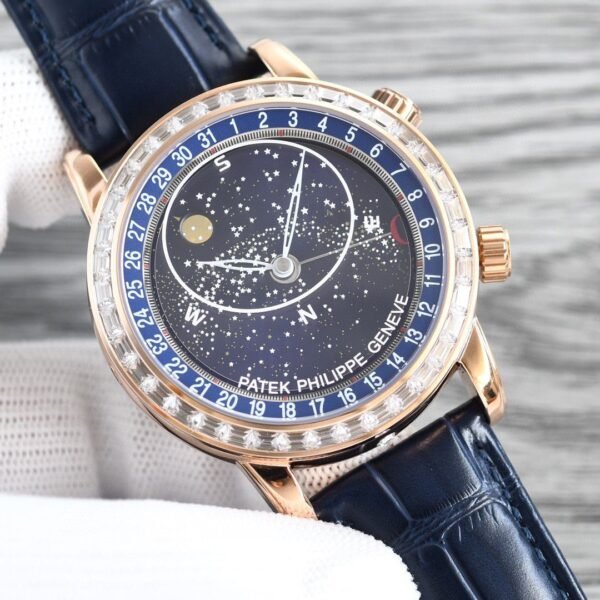 best replica luxury Patek Philippe watches Men's high quality imitation Grand Complications 647070431 - Image 2