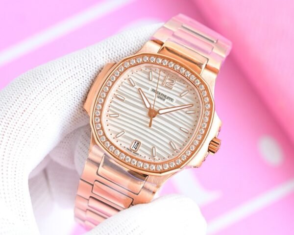 best replica luxury Patek Philippe watches Women's high quality imitation Nautilus 1018381492 - Image 2