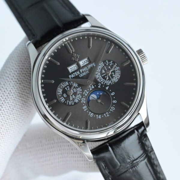 best replica luxury Patek Philippe watches Men's high quality imitation Perpetual Calendar 1075159413 - Image 2