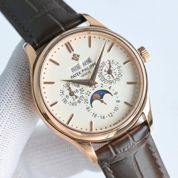 best replica luxury Patek Philippe watches Men's high quality imitation Perpetual Calendar 1075159400 - Image 2