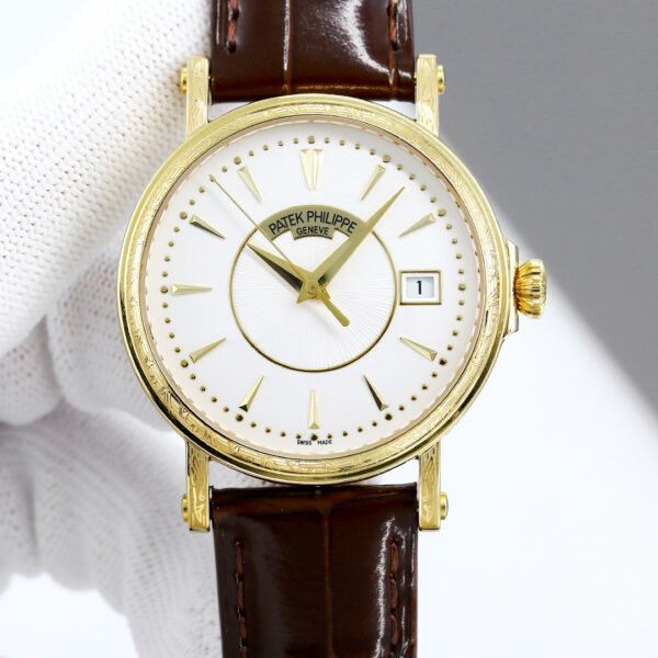 best replica luxury Patek Philippe watches Men's high quality imitation Calatrava 1080039249 - Image 2