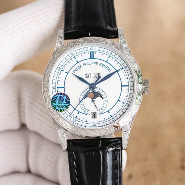 best replica luxury Patek Philippe watches Men's high quality imitation Annual Calendar 1047363128 - Image 3