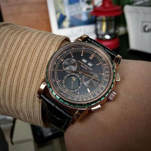 best replica luxury Patek Philippe watches Men's high quality imitation Complications 1075453555 - Image 3