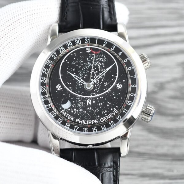 best replica luxury Patek Philippe watches Men's high quality imitation Grand Complications 647069025 - Image 3