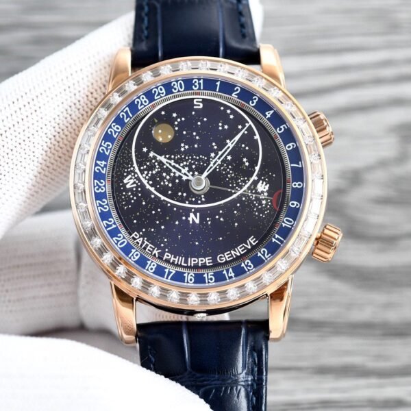 best replica luxury Patek Philippe watches Men's high quality imitation Grand Complications 647070431 - Image 3