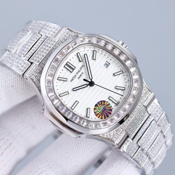 best replica luxury Patek Philippe watches Men’s high quality imitation Nautilus 1077095413 - Image 3