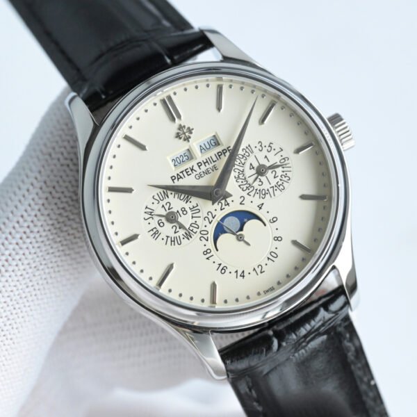 best replica luxury Patek Philippe watches Men's high quality imitation Perpetual Calendar 1075159413 - Image 3