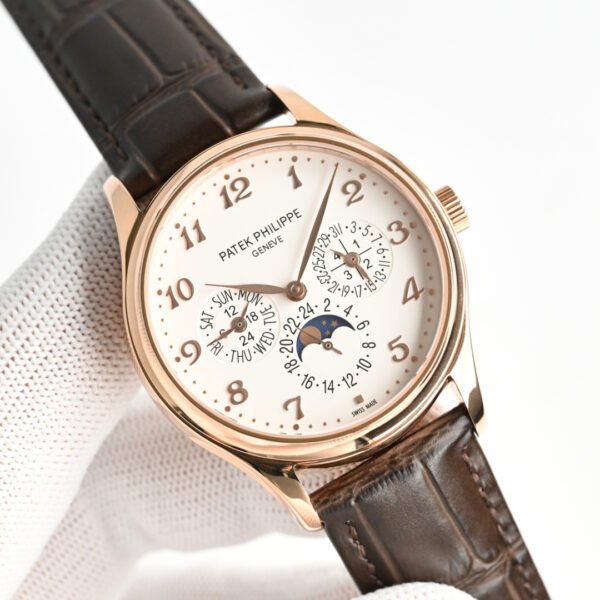 best replica luxury Patek Philippe watches Men's high quality imitation Perpetual Calendar 1075159372 - Image 3