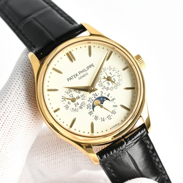 best replica luxury Patek Philippe watches Men's high quality imitation Perpetual Calendar 1075159369 - Image 3