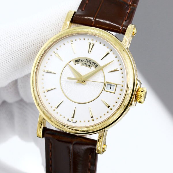 best replica luxury Patek Philippe watches Men's high quality imitation Calatrava 1080039249 - Image 3