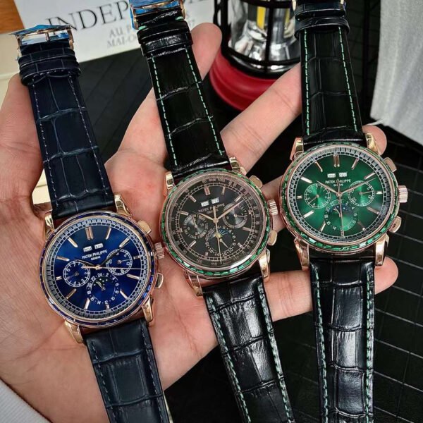 best replica luxury Patek Philippe watches Men's high quality imitation Complications 1075453555 - Image 4
