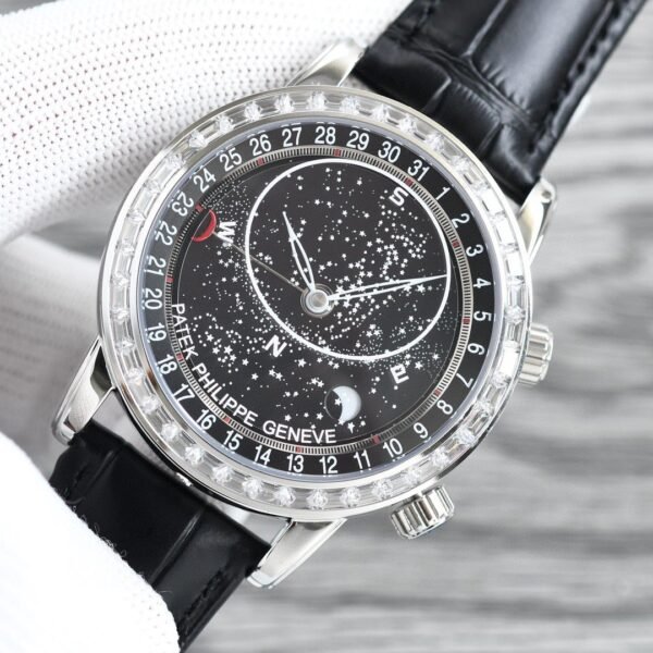best replica luxury Patek Philippe watches Men's high quality imitation Grand Complications 647070238 - Image 4