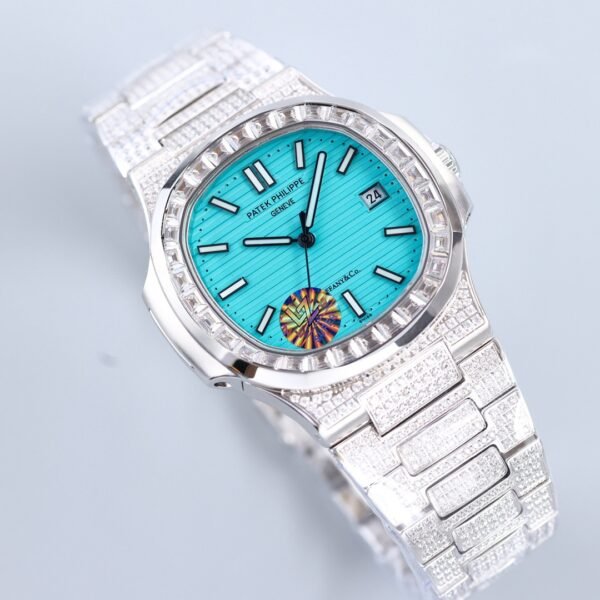 best replica luxury Patek Philippe watches Men’s high quality imitation Nautilus 1077095413 - Image 4