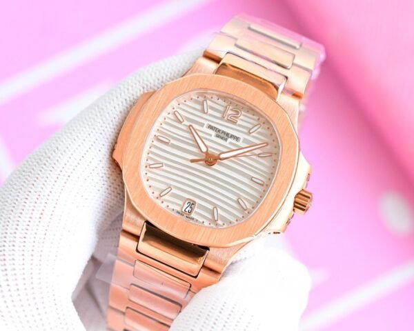 best replica luxury Patek Philippe watches Women's high quality imitation Nautilus 1018381492 - Image 4