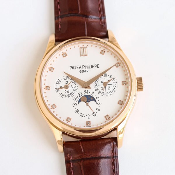 best replica luxury Patek Philippe watches Men's high quality imitation Perpetual Calendar 1077277215 - Image 4