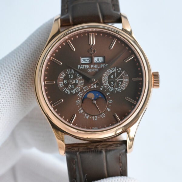 best replica luxury Patek Philippe watches Men's high quality imitation Perpetual Calendar 1075159400 - Image 4