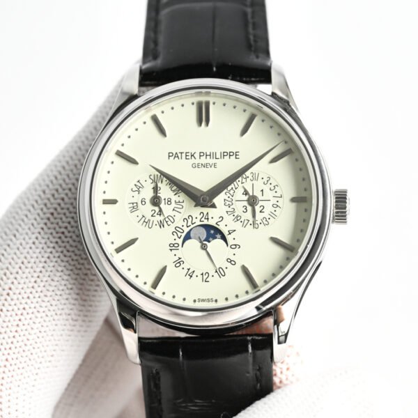 best replica luxury Patek Philippe watches Men's high quality imitation Perpetual Calendar 1075159375 - Image 4