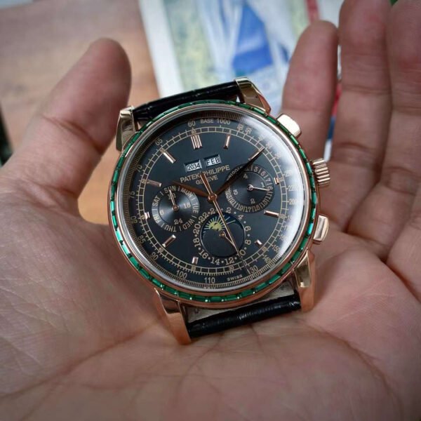 best replica luxury Patek Philippe watches Men's high quality imitation Complications 1075453555 - Image 5