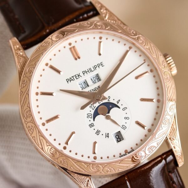 best replica luxury Patek Philippe watches Men's high quality imitation Annual Calendar 1047361983 - Image 6