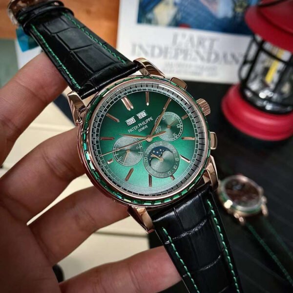 best replica luxury Patek Philippe watches Men's high quality imitation Complications 1075453555 - Image 6