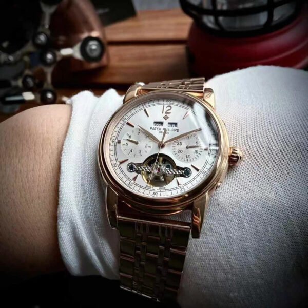 best replica luxury Patek Philippe watches Men's high quality imitation Complications 1075453574 - Image 6