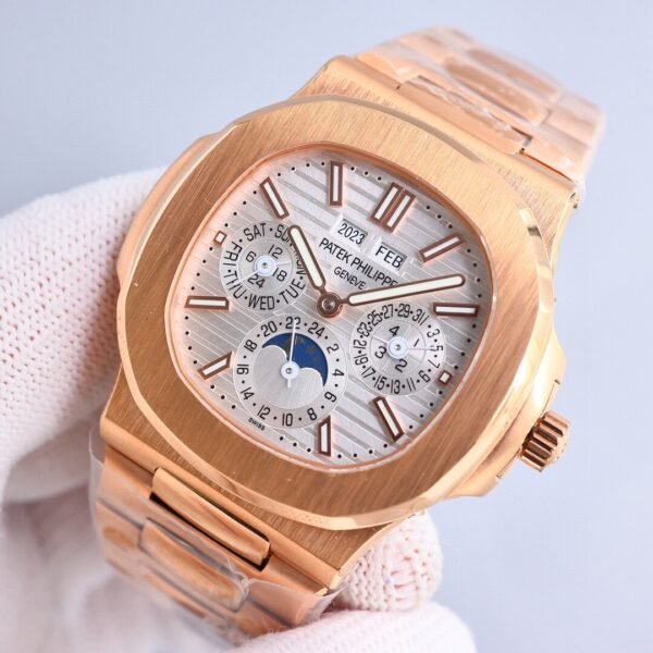 best replica luxury Patek Philippe watches Men's high quality imitation Nautilus 866155617 - Image 6