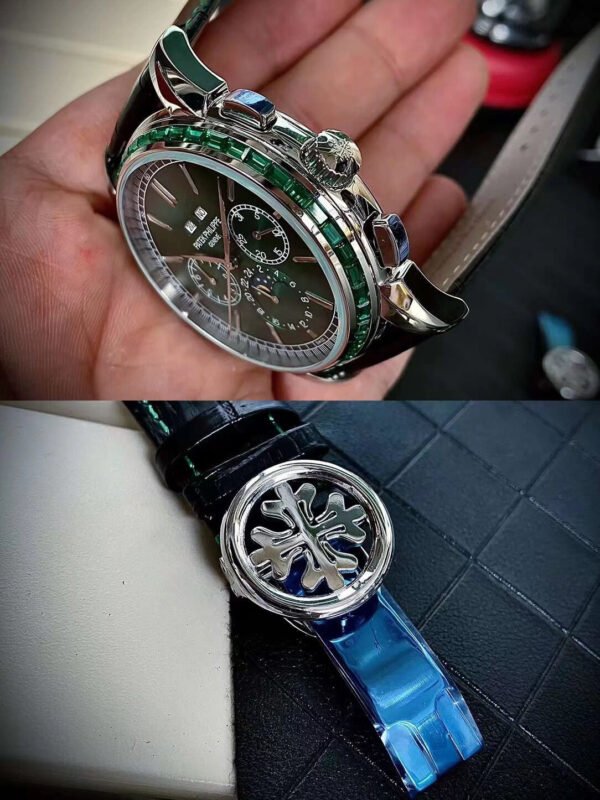 best replica luxury Patek Philippe watches Men's high quality imitation Complications 1075453570 - Image 8