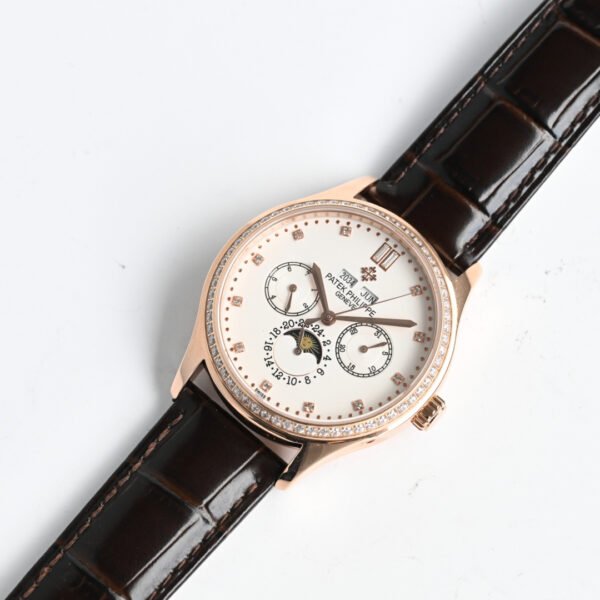 best replica luxury Patek Philippe watches Men's high quality imitation Perpetual Calendar 1075159357 - Image 9